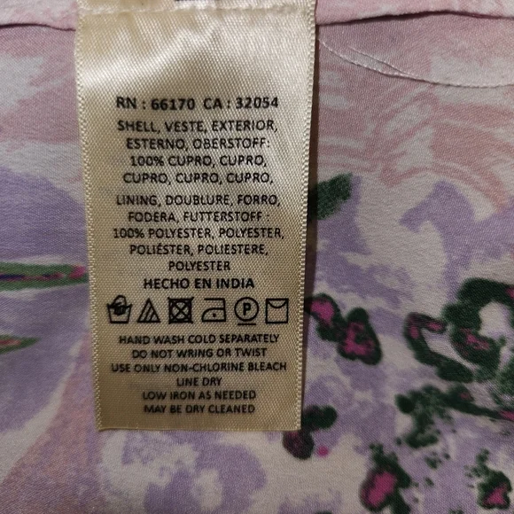 HD In Paris For Anthropology Floral Short Sleeve Dress Size 4 - Picture 7 of 7